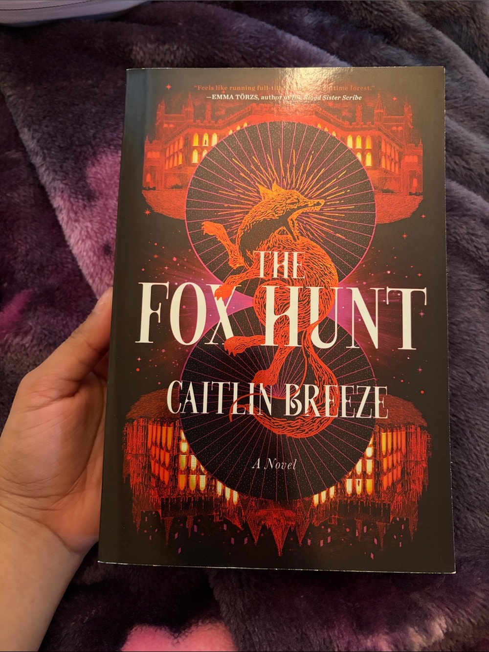 The Fox Hunt by Caitlin Breeze - Red & Black Paperback